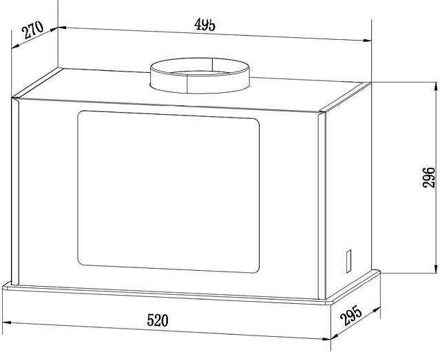 Вытяжка встраиваемая Weissgauff Aura 850 черный управление: кнопочное (1 мотор) фото 4