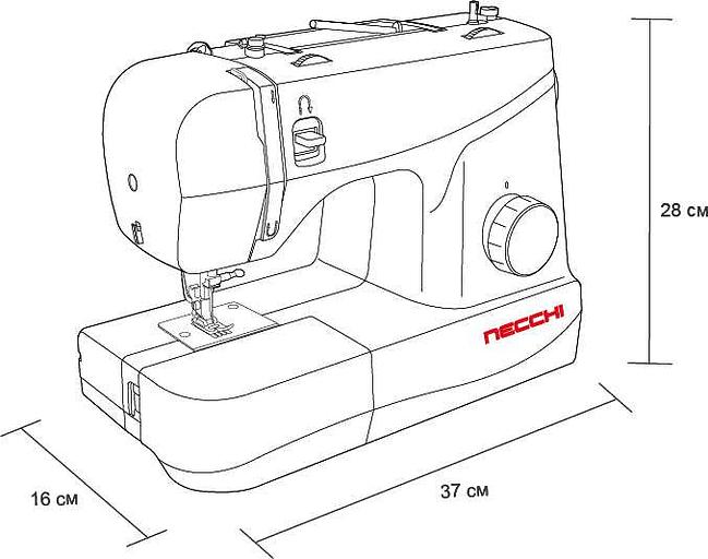 Швейная машина Necchi 3517 белый фото 9