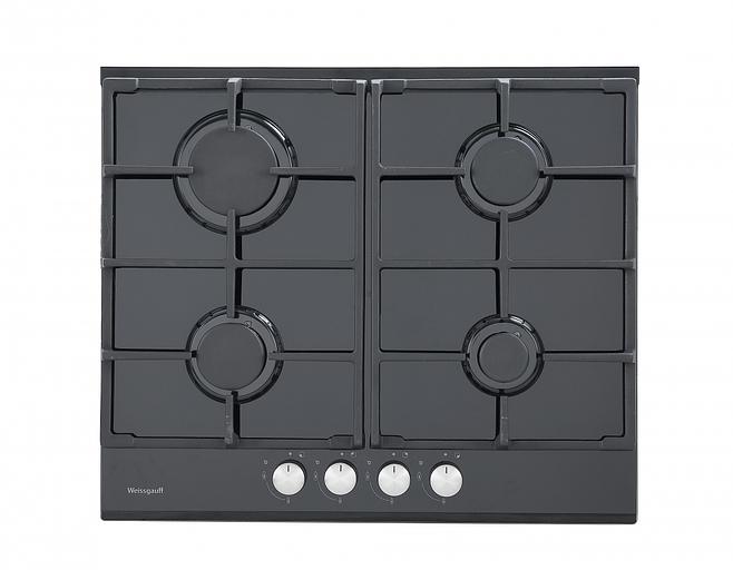 Газовая варочная поверхность Weissgauff HGG 640 BG черный фото 1