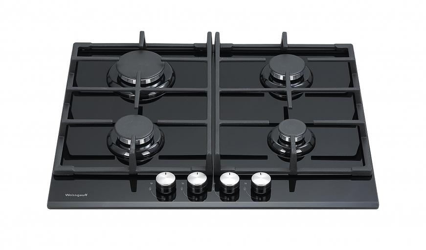 Газовая варочная поверхность Weissgauff HGG 640 BG черный фото 2