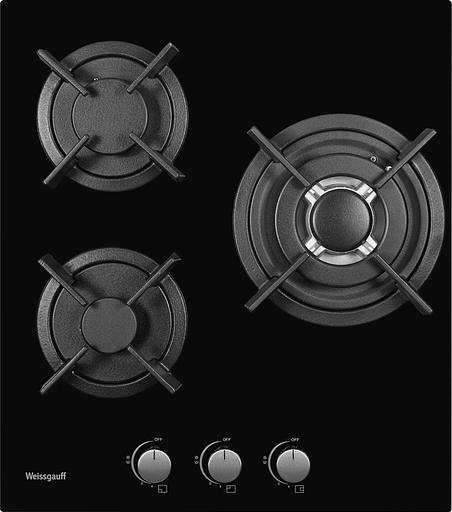 Газовая варочная поверхность Weissgauff HGG 451 BGh черный фото 1