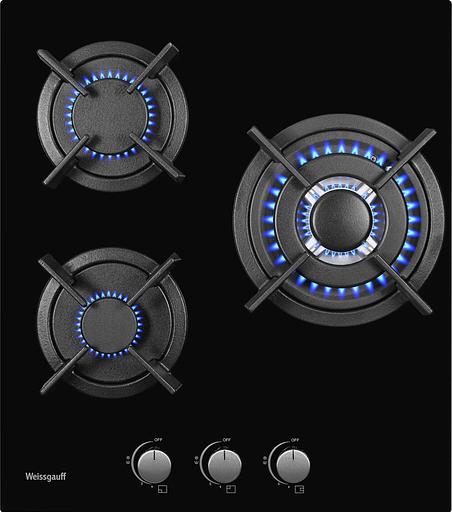 Газовая варочная поверхность Weissgauff HGG 451 BGh черный фото 3