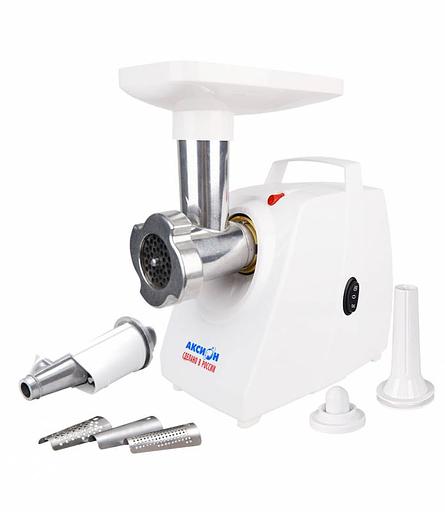 Мясорубка Аксион М 33.04 1500Вт белый фото 1