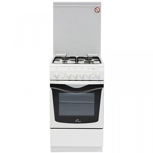 Плита Газовая De Luxe 506040.03г чр белый реш.чугун фото 1