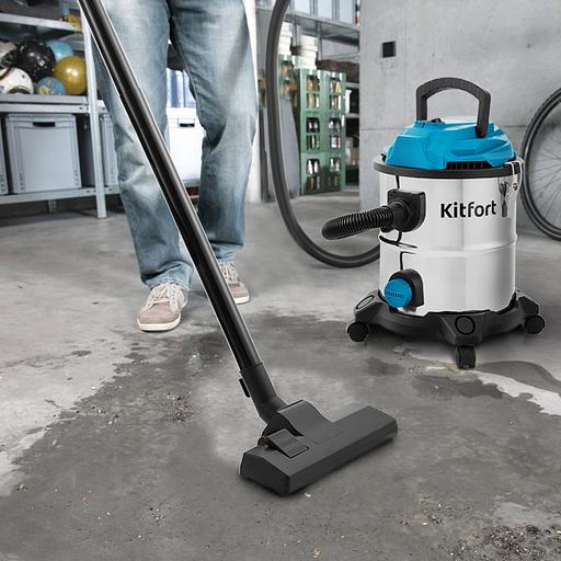 Пылесос Kitfort KT-548 1000Вт голубой/серебристый фото 4