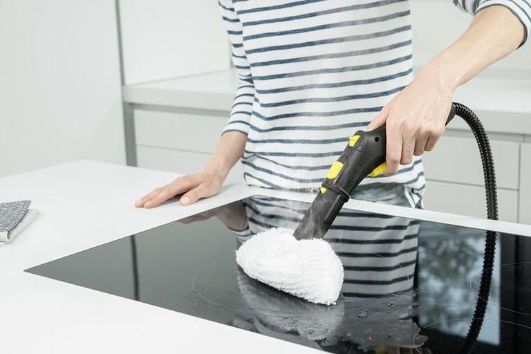 Пароочиститель напольный Karcher EasyFix SC 2 1500Вт желтый/черный фото 2