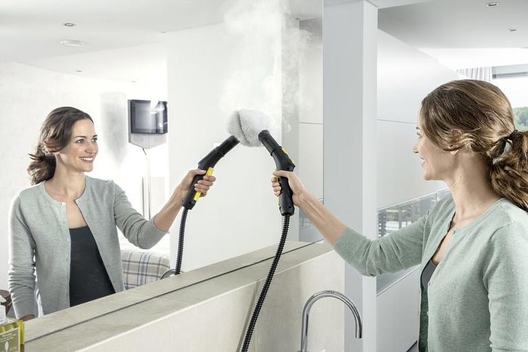 Пароочиститель напольный Karcher EasyFix SC 2 1500Вт желтый/черный фото 5