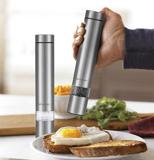 Перечница электрическая Kitfort KT-2028 серебристый фото 4