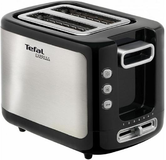 Тостер Tefal TT365031 850Вт серебристый/черный фото 1