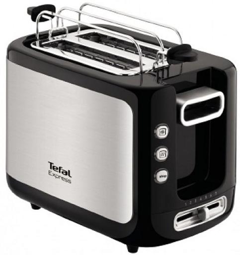 Тостер Tefal TT365031 850Вт серебристый/черный фото 2