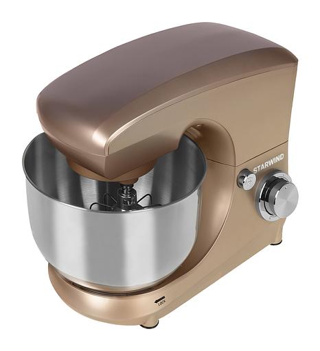 Миксер планетарный Starwind SPM5181 1000Вт бежевый фото 2