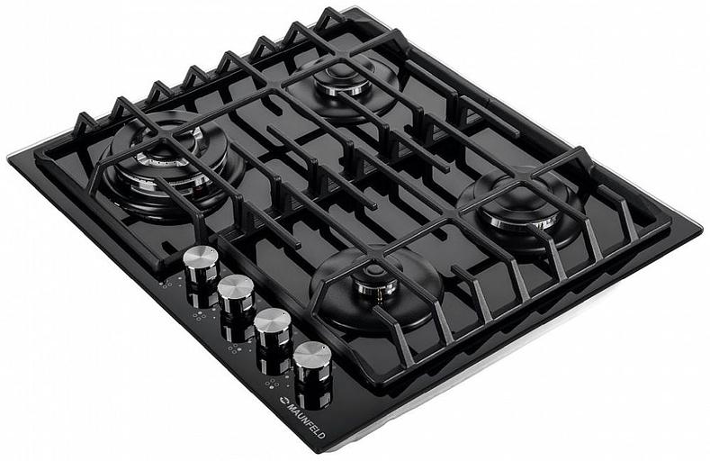 Газовая варочная поверхность Maunfeld EGHG.64.63CB/G черный фото 4