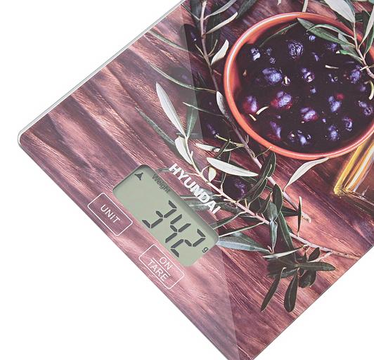 Весы кухонные электронные Hyundai HYS-KG211 макс.вес:5кг рисунок фото 2