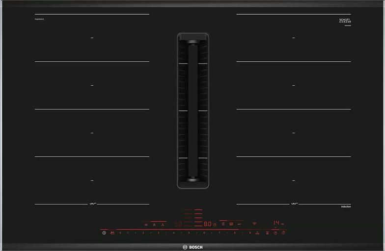 Индукционная варочная поверхность Bosch PXX875D67E черный фото 2