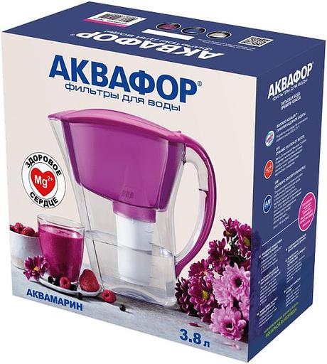 Кувшин Аквафор Аквамарин Р81А5F белый 3.8л. фото 6