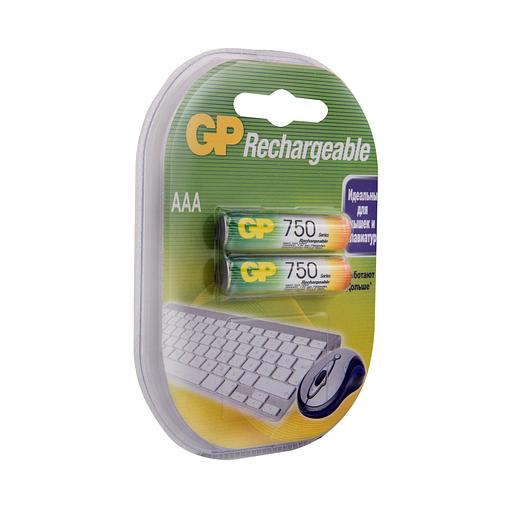 Аккумулятор GP 75AAAHC AAA NiMH 750mAh (2шт) фото 3