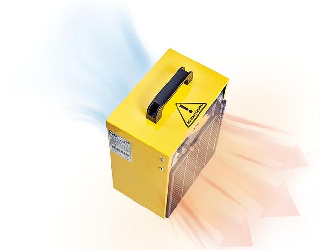 Тепловая пушка электрическая Ballu BHP-ME-2 2000Вт желтый фото 4