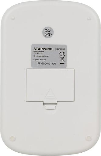 Весы кухонные электронные Starwind SSK2157 макс.вес:2кг розовый фото 3