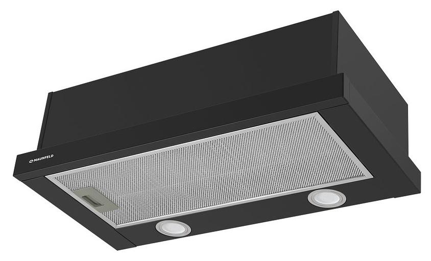 Вытяжка встраиваемая Maunfeld VS Fast 60 черный управление: кулисные переключатели (1 мотор) фото 1