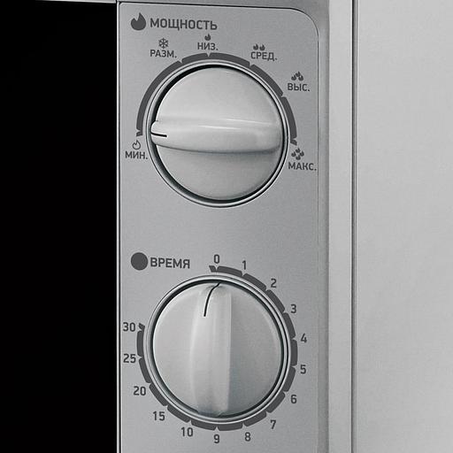 Микроволновая Печь BBK 20MWS-707M/S 20л. 700Вт серебристый фото 2