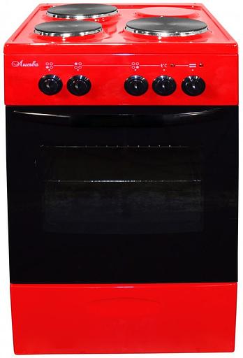 Плита Электрическая Лысьва ЭП 301 МС вишневый эмаль (без крышки) фото 1