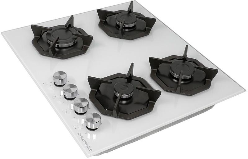 Газовая варочная поверхность Maunfeld EGHG.64.2CW/G белый фото 4