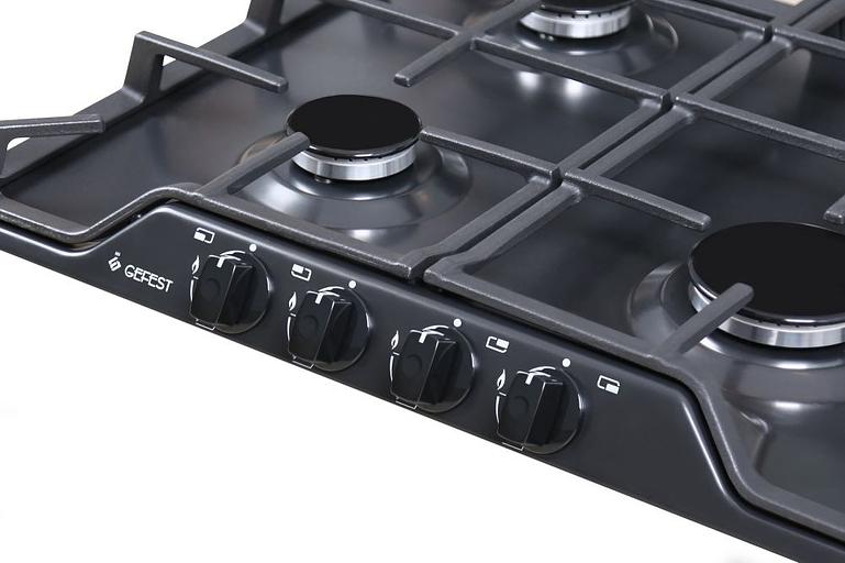 Газовая варочная поверхность Gefest ПВГ 1212 К2 черный фото 2
