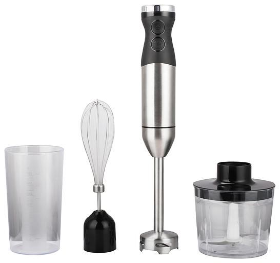 Блендер погружной Hyundai HYB-H3824 800Вт серебристый/черный фото 1