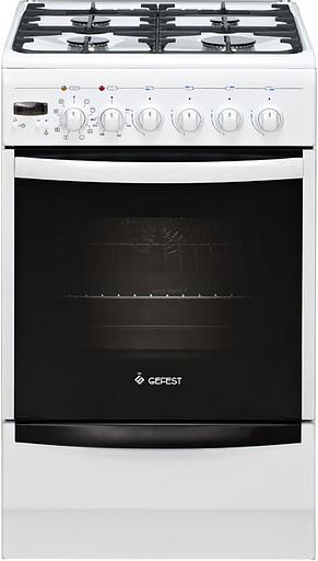 Плита Комбинированная Gefest ПГЭ 5102-03 белый (металлическая крышка) реш.чугун фото 1