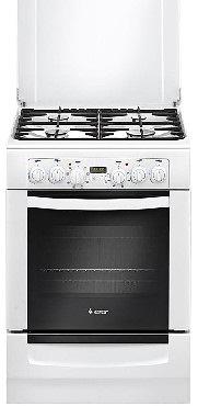 Плита Комбинированная Gefest ПГЭ 6102-03 белый реш.чугун фото 1