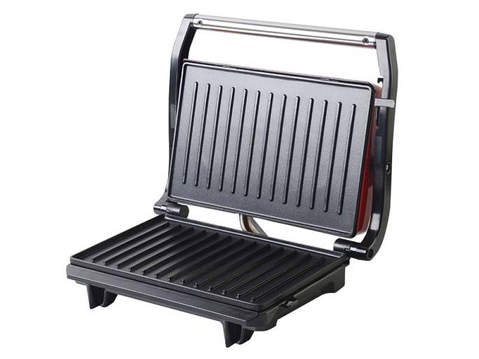 Сэндвичница Kitfort KT-1609 Panini Maker 640Вт красный/черный фото 2
