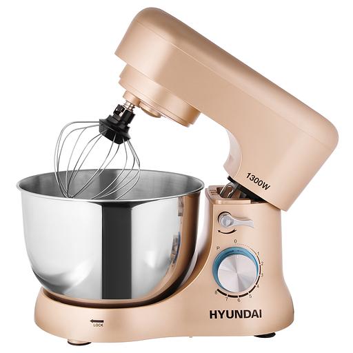 Миксер планетарный Hyundai HYM-S5551 1300Вт бежевый фото 2