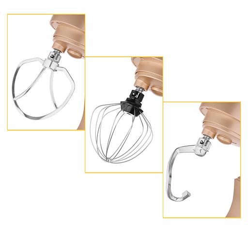 Миксер планетарный Hyundai HYM-S5551 1300Вт бежевый фото 4