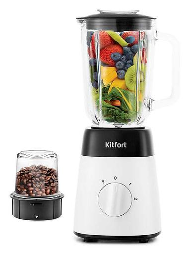 Блендер стационарный Kitfort КТ-1381 500Вт белый фото 1