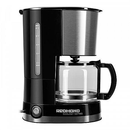 Кофеварка капельная Redmond RCM-M1507 600Вт черный/серебристый фото 3