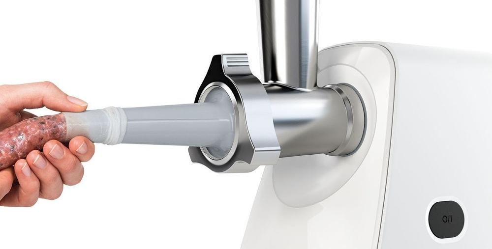 Мясорубка Bosch MFW2517W 1500Вт белый фото 5