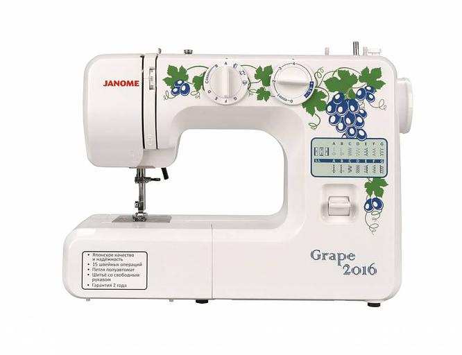 Швейная машина Janome Grape 2016 белый фото 1