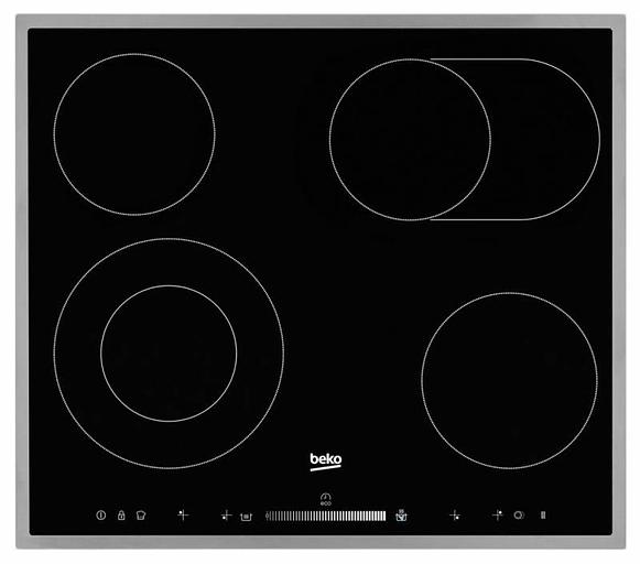 Варочная поверхность Beko HIC 64503 TX черный фото 1