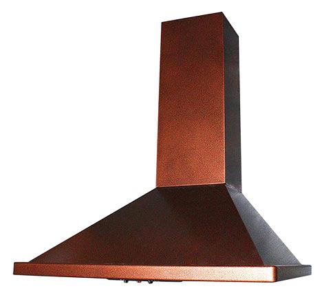 Вытяжка каминная Elikor Оптима 50П-400-К3Л медный антик управление: кнопочное (1 мотор) фото 1