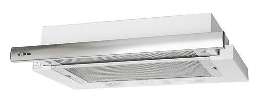 Вытяжка встраиваемая Elikor Интегра 50П-400-В2Л белый/нержавеющая сталь управление: кнопочное (1 мотор) фото 1