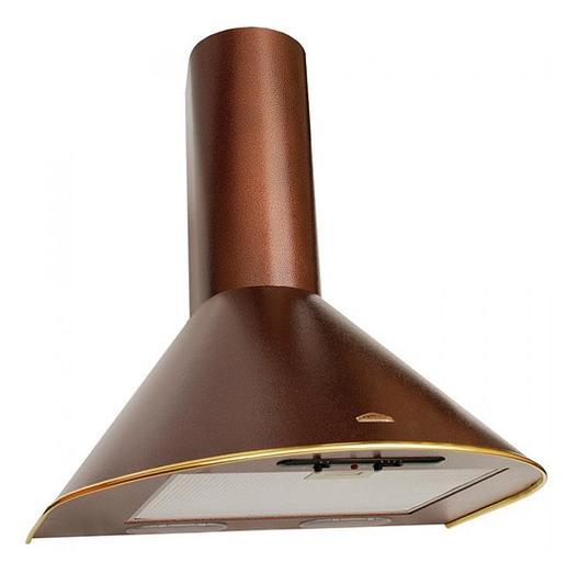 Вытяжка каминная Elikor Эпсилон 50П-430-П3Л медный антик/золотистый управление: ползунковое (1 мотор) фото 1