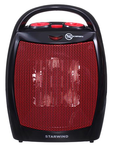 Тепловентилятор Starwind SHV2001 1600Вт черный/красный фото 1