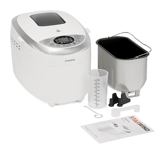 Хлебопечь Starwind SBMM1224 850Вт белый фото 6