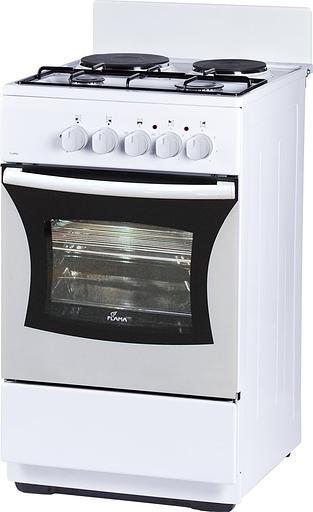 Плита Комбинированная Flama RK 2201 W белый (без крышки) реш.сталь никелированная фото 1