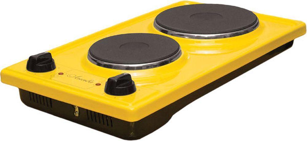 Плита Электрическая Лысьва ЭПБ 22 желтый эмаль (настольная) фото 1