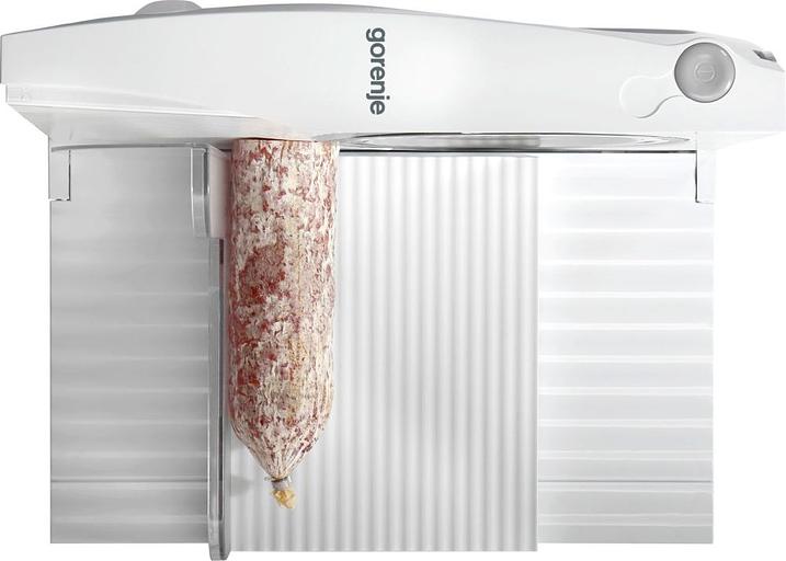 Ломтерезка Gorenje R401W 110Вт (нарезка до 17мм) белый фото 3