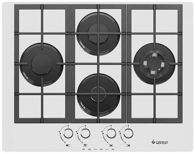Газовая варочная поверхность Gefest ПВГ 2231-01 Р12 белый фото 1