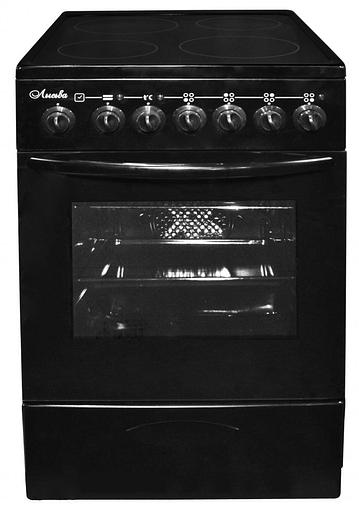 Плита Электрическая Лысьва EF4006MK00 черный стеклокерамика (без крышки) фото 1