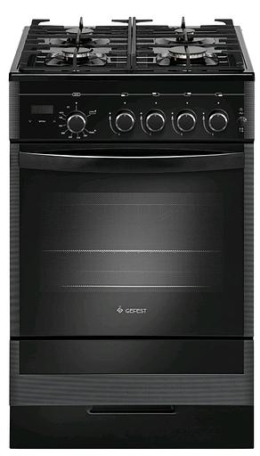 Плита Газовая Gefest ПГ 5500-03 0044 черный реш.чугун фото 1