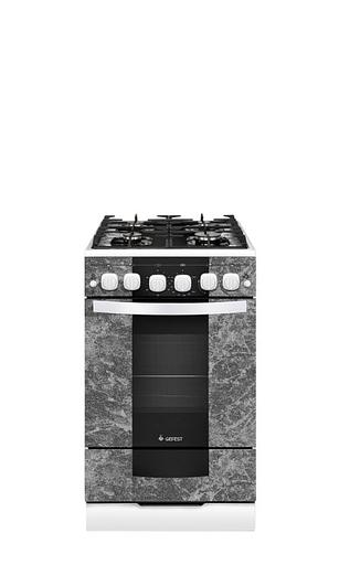 Плита Газовая Gefest ПГ 5500-02 0113 мрамор реш.чугун фото 1